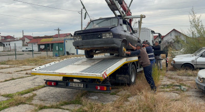 Continuă ridicarea mașinilor abandonate de pe domeniul public al Piteștiului!