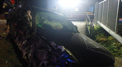 Accident în Argeș! A intrat cu mașina într-un TIR