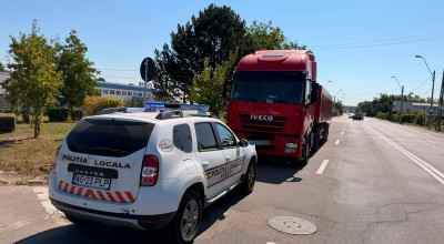 Poliția Locală Pitești: bilanțul activității în domeniul circulației rutiere - iulie 2026