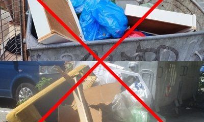 Locul obiectelor de mobilier vechi nu este la platformele de colectare