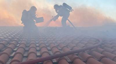 ACUM! Incendiu la un LOCAL din Argeș!