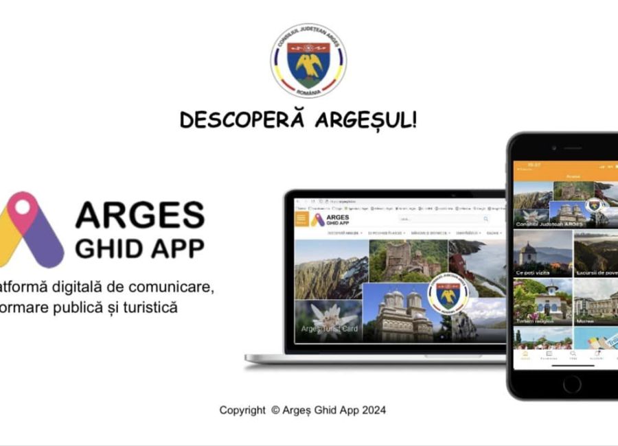 Descoperă Argeșul în aplicația Argeș Ghid!