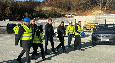 Ciolacu, Grindeanu, Neacșu, alături de Mînzînă, Simona Bucura Oprescu și Gentea, în Argeș la Autostrada Pitești-Sibiu