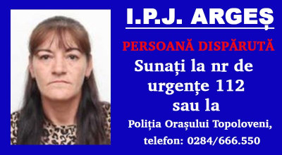 ACUM! O femeie a DISPĂRUT în Argeș