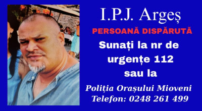 Un bărbat din Argeș este de NEGĂSIT!