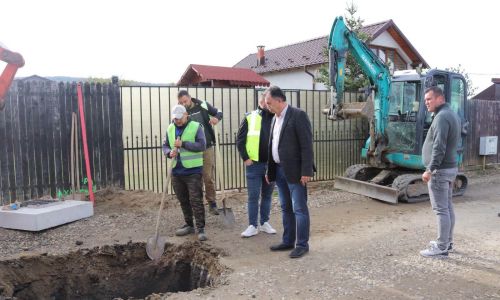 Au început lucrările de modernizare pe strada „Egalității” din orașul Mioveni