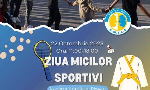 La Pitești va fi marcată "Ziua micilor sportivi"