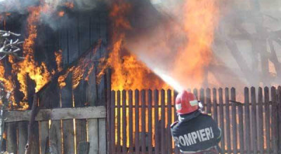 ACUM! Incendiu PUTERNIC în Argeș