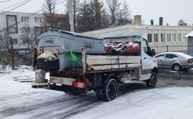 Acțiuni permanente de deszăpezire, în Pitești