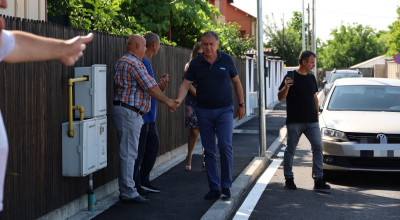 Lucrări finalizate pe o stradă importantă din Pitești