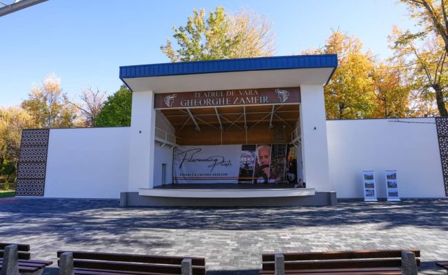 Astăzi a avut loc recepția noului Teatru de Vară din municipiul Pitești