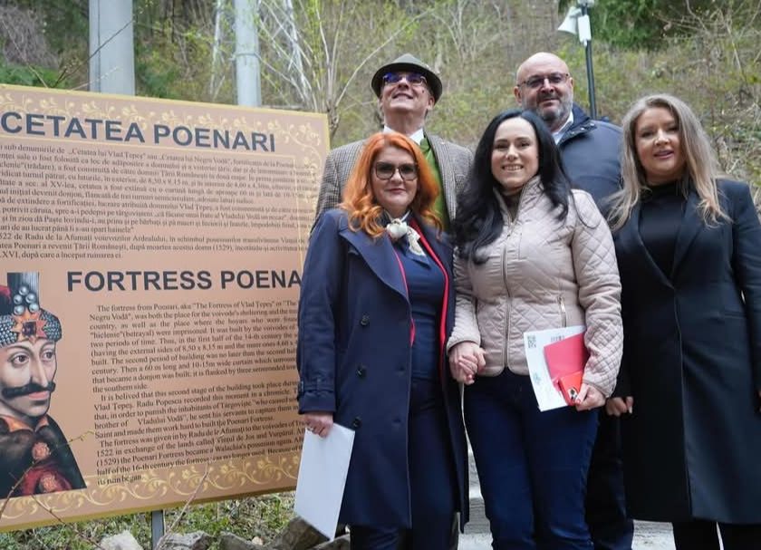 Prefectul Ioana Făcăleață: "Cetatea Poenari a fost redeschisă"