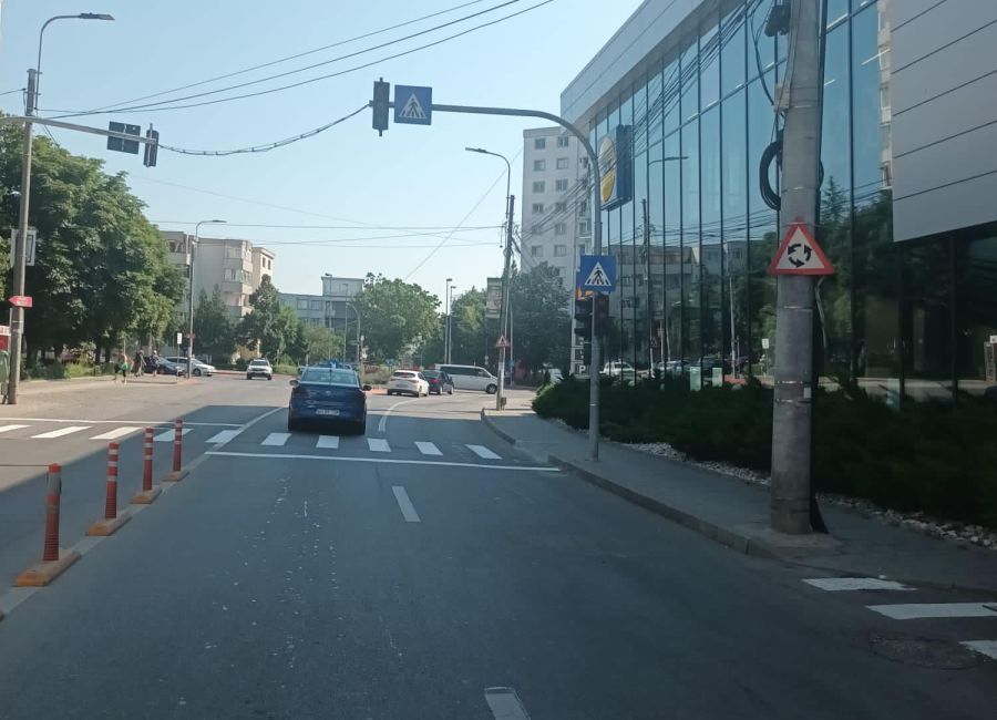 Măsuri pentru fluidizarea traficului pe strada Războieni, în zona Lidl Exercițiu!