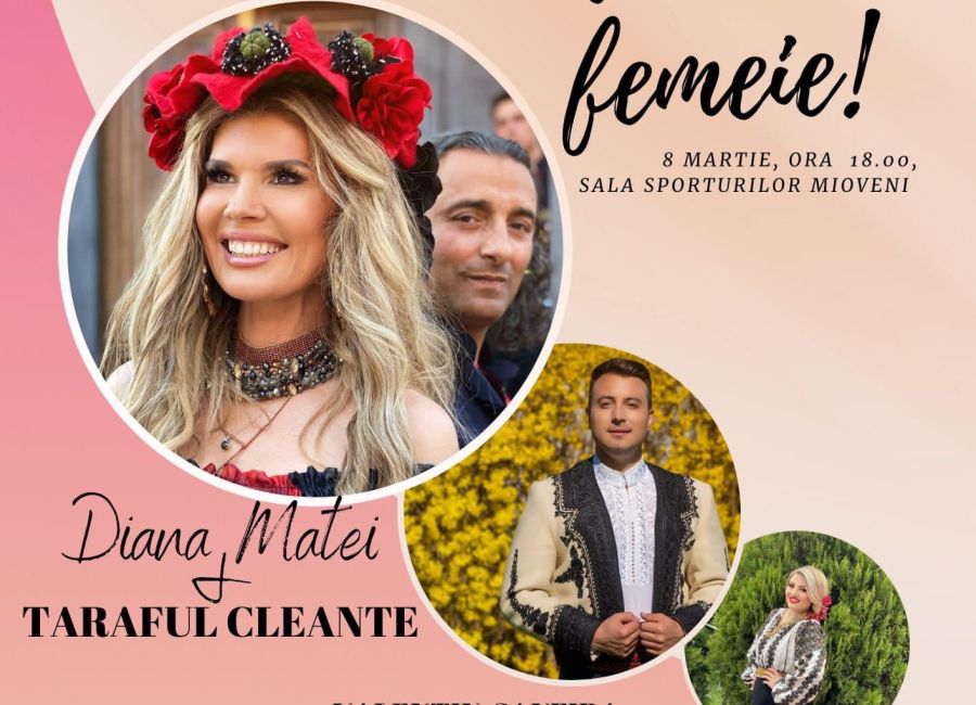 De 8 martie, SPECTACOL de neuitat la Mioveni! Pentru tine, femeie!