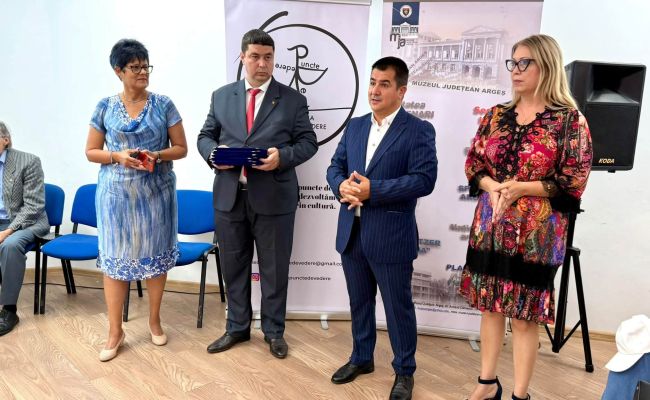 Personalități ale Academiei Române, acasă în Argeș, alături de tinerii argeșeni de excepție