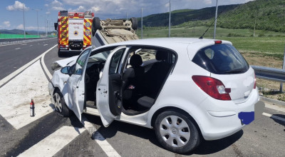 Accident cu două victime pe A1!