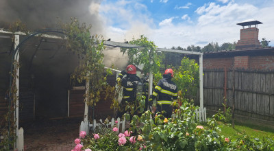 ACUM! INCENDIU într-o gospodărie din cartierul Trivale!