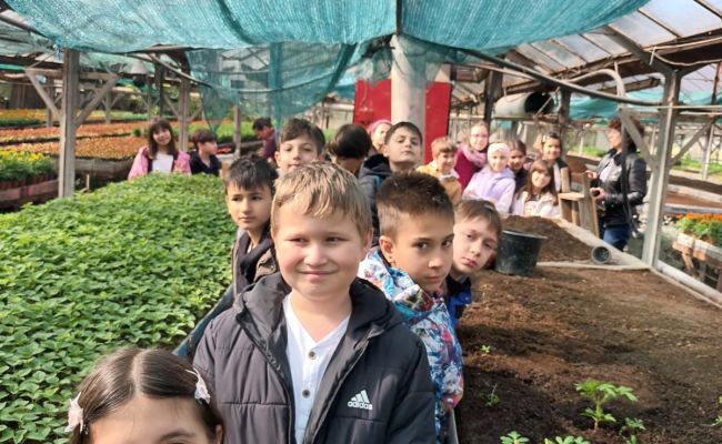În 'Săptămâna Verde', elevii piteșteni învață cum se produc florile plantate în orașul lor
