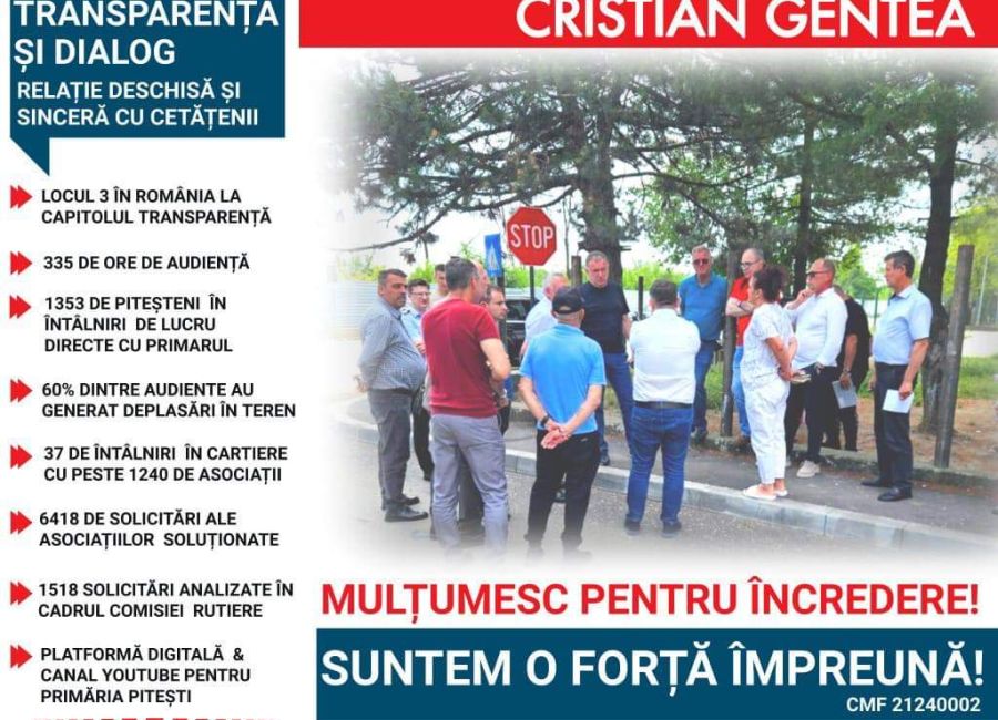 Primarul Cristian Gentea, deschidere totală către cetățeni