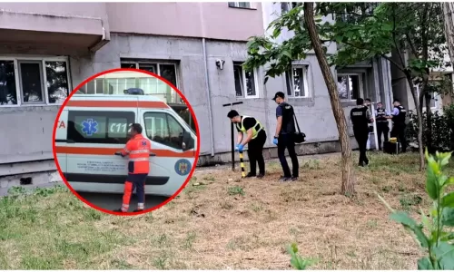 ACUM! Copil căzut de la etajul 3 al unui BLOC din Argeș