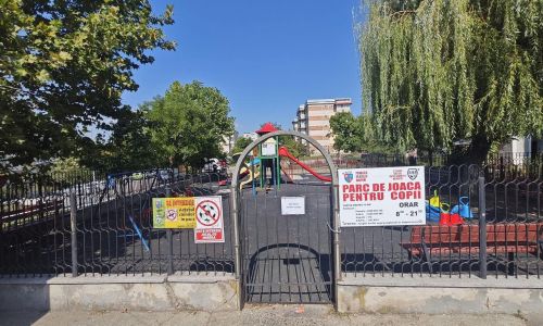 Un loc de joacă din Mioveni este ÎNCHIS temporar!