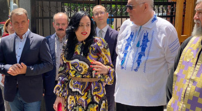 Simona Bucura Oprescu prezentă la slujirea Casei Comunelor României
