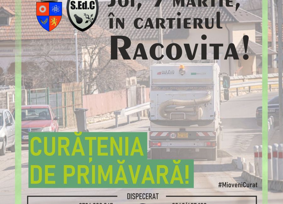 Se reia curățenia de primăvară  în cartiere