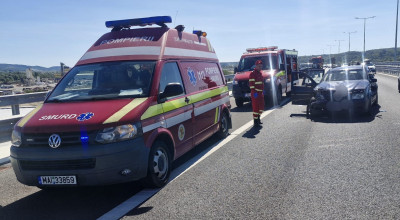 Accident GRAV pe A1! Un COPIL a fost rănit!