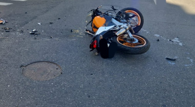 ACUM! Motociclist, accident GRAV în Pitești