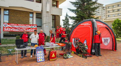 Expoziție cu tehnică de salvare organizată de Ziua Națională a Salvamontului