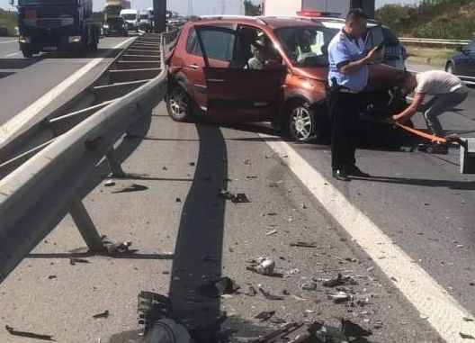ACUM! Accident GRAV pe A1!