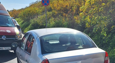 Accident cu două mașini în Pitești! O femeie a fost RĂNITĂ
