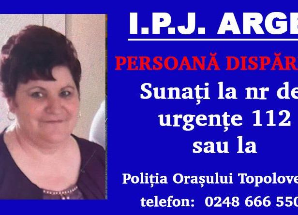 O femeie din Argeş a DISPĂRUT de acasă