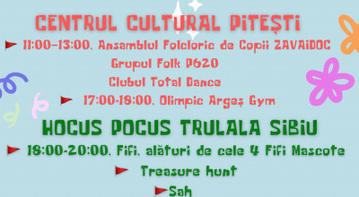 1 Iunie - Ziua Internațională a Copilului, la Pitești!