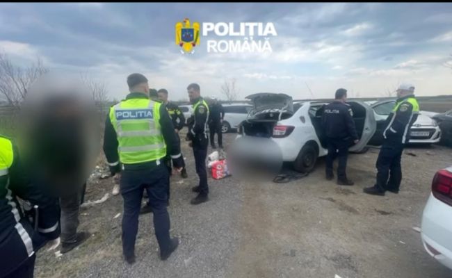 Urmărire în Argeș! Mașini făcute ZOB