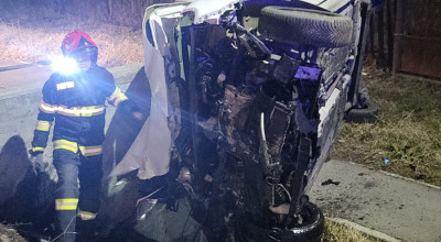 Azi-noapte, accident GRAV în Argeș