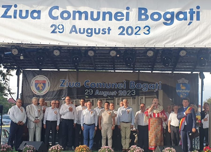 Sărbătoare în comuna Bogaţi!