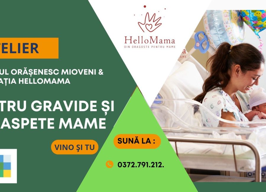 Mâine, la Spitalul Orăşenesc Mioveni, atelier pentru gravide şi proaspete mămici