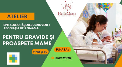 Mâine, la Spitalul Orăşenesc Mioveni, atelier pentru gravide şi proaspete mămici