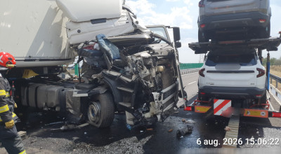 ACUM! Accident GRAV în Argeș! Trafic BLOCAT!