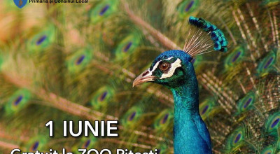 Intrare gratuită la Grădina Zoologică din Pitești, de 1 iunie!