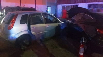 Azi-noapte, accident cu trei mașini la Mioveni