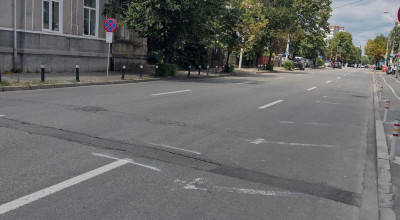 Lucrări de frezare și asfaltare pe Bulevardul Republicii