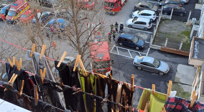Incendiu într-un apartament din Pitești