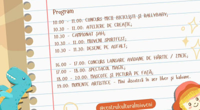 Centrul Cultural Mioveni, evenimente de Ziua Copilului