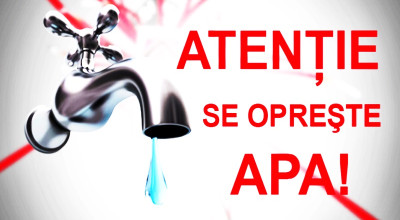 Se oprește furnizarea apei într-o comună argeșeană