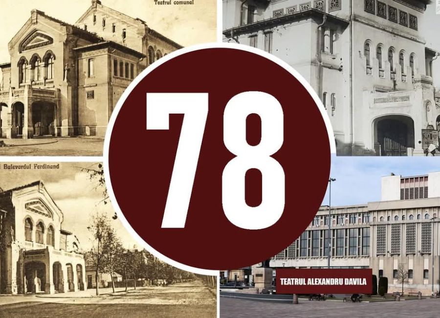 78 de ani de la înființarea Teatrului "Alexandru Davila"