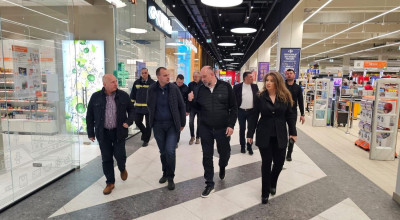 Prefectul județului Argeș, vizită de lucru la Argeș Mall