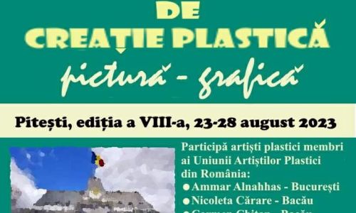 La Pitești, "Tabără Națională de Creație Plastică, Pictură, Grafică"