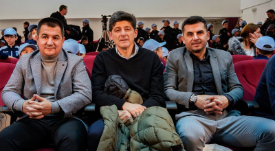 Nume mari ale fotbalului au fost alături de fotbaliștii de la Unirea Bascov